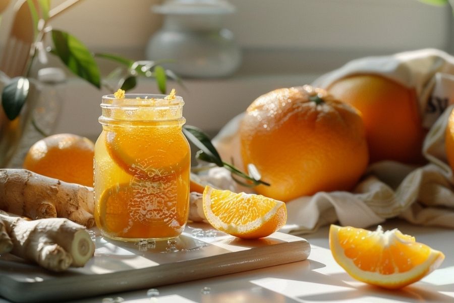 sinaasappel en gember jam zelf maken